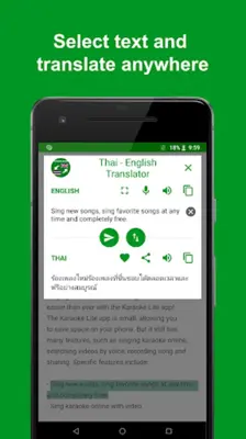 Thai - English translator  free & offline android App screenshot 4